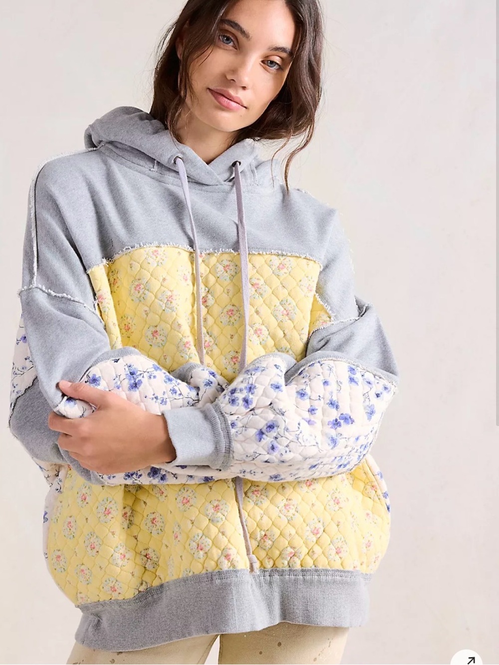 NWT We The Free Get Ditsy Hoodie - Picture 2 of 6